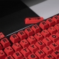 Animals Party Red R2 104+38 PBT Dye-subbed Keycaps Set for Cherry MX Mechanical Gaming Keyboard Black